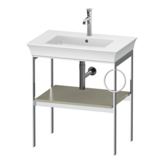 Duravit Waschtisch-Konsole White Tulip 68,4x45cm, Me, bo, HTH re, Tau s-matt