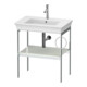 Duravit Waschtisch-Konsole White Tulip 68,4x45cm, Me, bo, HTH re, we s-matt-1
