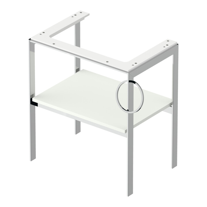 Duravit Waschtisch-Konsole White Tulip 68,4x45cm, Me, bo, HTH re, we s-matt