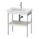 Duravit Waschtisch-Konsole White Tulip 68,4x45cm, No w s-matt, Met., bodensteh.-1