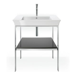 Duravit Waschtisch-Konsole White Tulip 68,4x45cm, st-g hgl, Met., bodensteh.