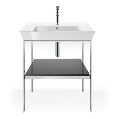 Duravit Waschtisch-Konsole White Tulip 68,4x45cm, st-g hgl, Met., bodensteh.