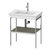 Duravit Waschtisch-Konsole White Tulip 68,4x45cm, st-g s-matt, Met., bodensteh.
