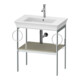 Duravit Waschtisch-Konsole White Tulip 68,4x45cm, T m, Me, 2 HTH, bodensteh.-1