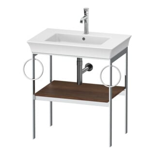 Duravit Waschtisch-Konsole White Tulip 68,4x45cm, US N mass, Me, 2 HTH, bo