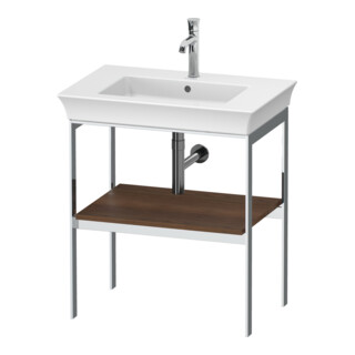 Duravit Waschtisch-Konsole White Tulip 68,4x45cm, US N mass., Met., bodensteh.