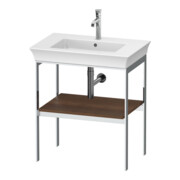 Duravit Waschtisch-Konsole White Tulip 68,4x45cm, US N mass., Met., bodensteh.