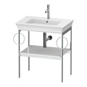 Duravit Waschtisch-Konsole White Tulip 68,4x45cm, w g, Me, 2 HTH, bodensteh.