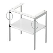 Duravit Waschtisch-Konsole White Tulip 68,4x45cm, w g, Me, 2 HTH, bodensteh.-5