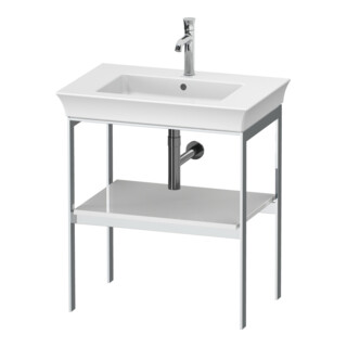 Duravit Waschtisch-Konsole White Tulip 68,4x45cm, we hgl, Metall, bodenstehend