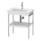 Duravit Waschtisch-Konsole White Tulip 68,4x45cm, we hgl, Metall, bodenstehend-1