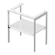 Duravit Waschtisch-Konsole White Tulip 68,4x45cm, we hgl, Metall, bodenstehend-2