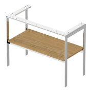 Duravit Waschtisch-Konsole White Tulip 98,4x45cm, E Nat mass., Met., bodensteh.-2