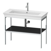 Duravit Waschtisch-Konsole White Tulip 98,4x45cm, gra s-matt, Met., bodensteh.