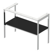 Duravit Waschtisch-Konsole White Tulip 98,4x45cm, gra s-matt, Met., bodensteh.-5