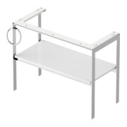 Duravit Waschtisch-Konsole White Tulip 98,4x45cm, Me, bo, Handtuchhalter li, we hgl-2