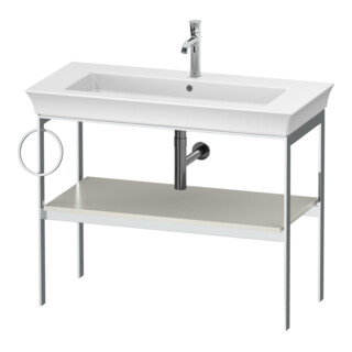 Duravit Waschtisch-Konsole White Tulip 98,4x45cm, Me, bo, HTH l, Nord we s-matt