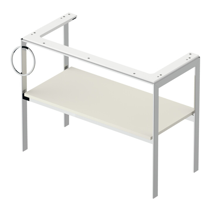 Duravit Waschtisch-Konsole White Tulip 98,4x45cm, Me, bo, HTH l, Nord we s-matt