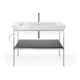 Duravit Waschtisch-Konsole White Tulip 98,4x45cm, Me, bo, HTH li, graph hgl-1