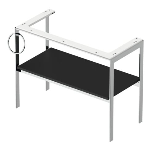 Duravit Waschtisch-Konsole White Tulip 98,4x45cm, Me, bo, HTH li, graph s-matt