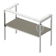 Duravit Waschtisch-Konsole White Tulip 98,4x45cm, Me, bo, HTH r, st-g s-matt