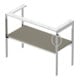 Duravit Waschtisch-Konsole White Tulip 98,4x45cm, Me, bo, HTH r, st-g s-matt