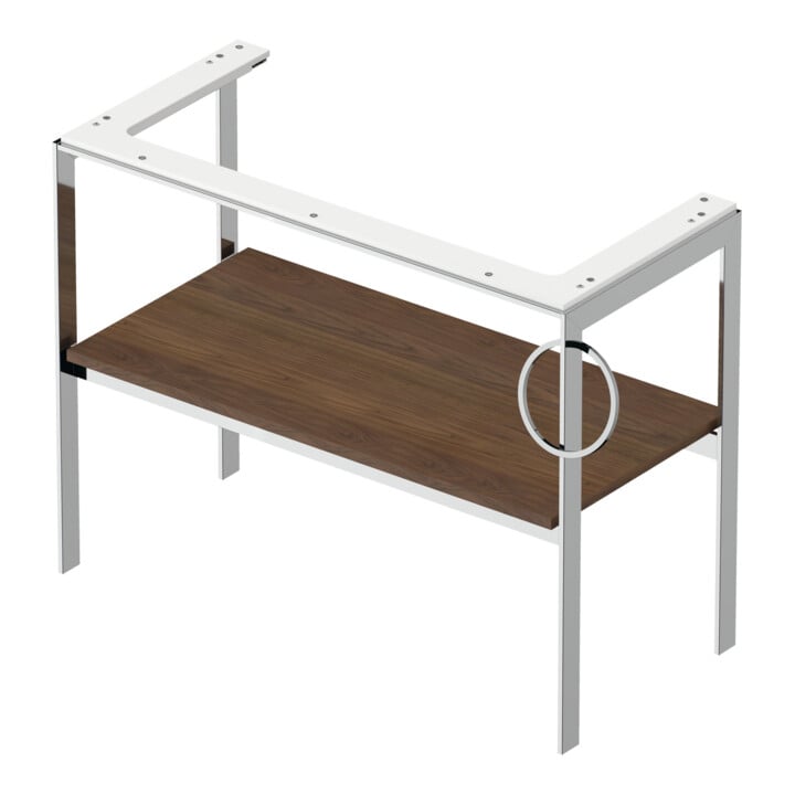 Duravit Waschtisch-Konsole White Tulip 98,4x45cm, Me, bo, HTH r, US Nussb mass.