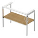 Duravit Waschtisch-Konsole White Tulip 98,4x45cm, Me, bo, HTH re, Ei Nat mass.-2