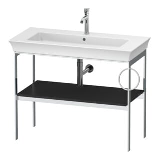 Duravit Waschtisch-Konsole White Tulip 98,4x45cm, Me, bo, HTH re, graph s-matt