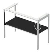 Duravit Waschtisch-Konsole White Tulip 98,4x45cm, Me, bo, HTH re, graph s-matt-2