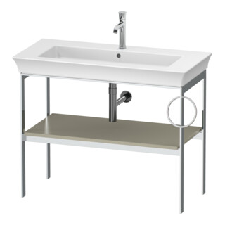 Duravit Waschtisch-Konsole White Tulip 98,4x45cm, Me, bo, HTH re, Tau s-matt