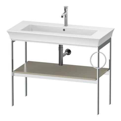 Duravit Waschtisch-Konsole White Tulip 98,4x45cm, Me, bo, HTH re, Tau s-matt