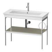 Duravit Waschtisch-Konsole White Tulip 98,4x45cm, Me, bo, HTH re, Tau s-matt