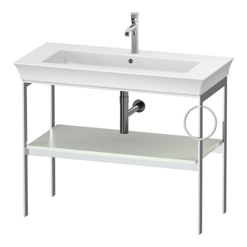 Duravit Waschtisch-Konsole White Tulip 98,4x45cm, Me, bo, HTH re, we s-matt
