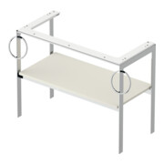 Duravit Waschtisch-Konsole White Tulip 98,4x45cm, No w m, Me, 2 HTH, bodensteh.-5