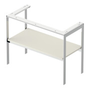 Duravit Waschtisch-Konsole White Tulip 98,4x45cm, No w s-matt, Met., bodensteh.-2