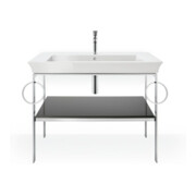 Duravit Waschtisch-Konsole White Tulip 98,4x45cm, st-g g, Me, 2 HTH, bodensteh.