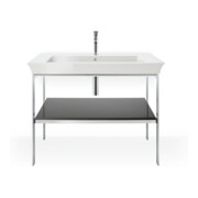 Duravit Waschtisch-Konsole White Tulip 98,4x45cm, st-g hgl, Met., bodensteh.