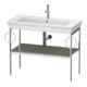 Duravit Waschtisch-Konsole White Tulip 98,4x45cm, st-g m, Me, 2 HTH, bodensteh.-1