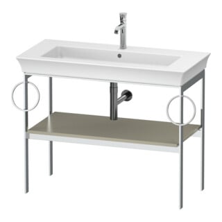 Duravit Waschtisch-Konsole White Tulip 98,4x45cm, T m, Me, 2 HTH, bodensteh.