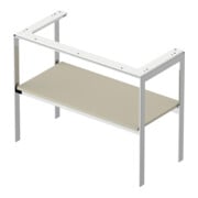 Duravit Waschtisch-Konsole White Tulip 98,4x45cm, Tau s-matt, Met., bodensteh.-2