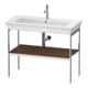 Duravit Waschtisch-Konsole White Tulip 98,4x45cm, US N mass., Met., bodensteh.-1