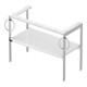 Duravit Waschtisch-Konsole White Tulip 98,4x45cm, w g, Me, 2 HTH, bodensteh.-2
