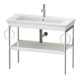 Duravit Waschtisch-Konsole White Tulip 98,4x45cm, w m, Me, 2 HTH, bodensteh.-1