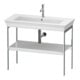 Duravit Waschtisch-Konsole White Tulip 98,4x45cm, we hgl, Metall, bodenstehend-1