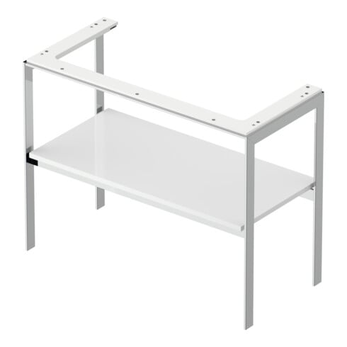 Duravit Waschtisch-Konsole White Tulip 98,4x45cm, we hgl, Metall, bodenstehend