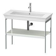 Duravit Waschtisch-Konsole White Tulip 98,4x45cm, we s-matt, Met., bodenstehend