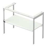 Duravit Waschtisch-Konsole White Tulip 98,4x45cm, we s-matt, Met., bodenstehend-2