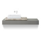 Duravit Waschtisch-Konsolen-Set Qatego 100x41x90cm, m Kons, gr. Travertin pol.-2
