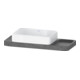 Duravit Waschtisch-Konsolen-Set Qatego 100x41x90cm, mit Konsole, Lavica poliert-1